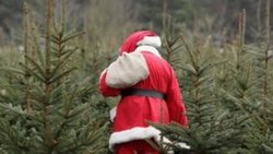 Papa Noel estuvo con los bomberos