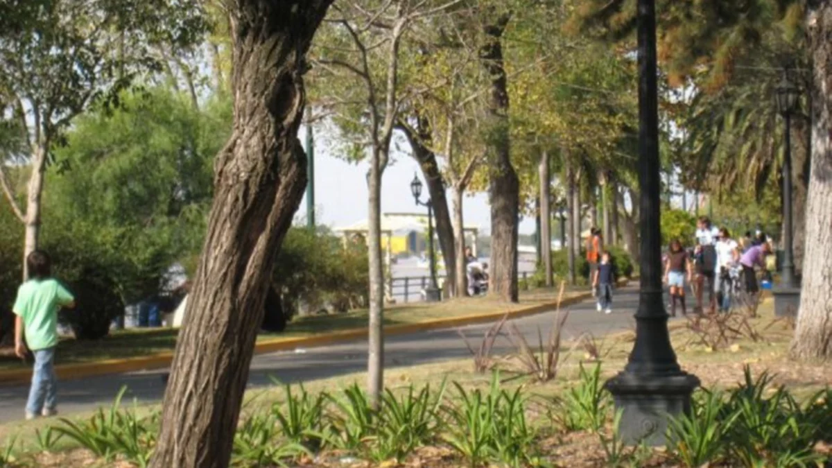 Circuito peatonal en Neuquén
