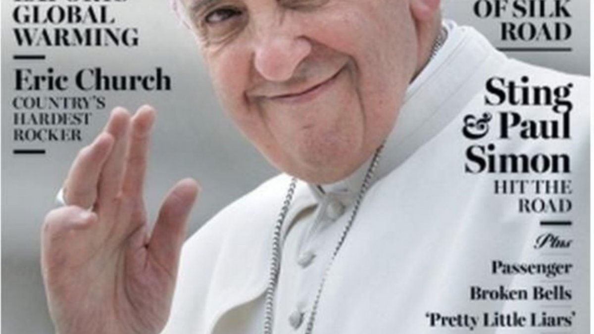 El Papa llegó a la revista Rolling Stone