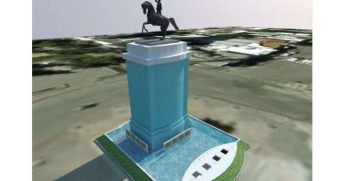 Comienzan las obras en el monumento a San Martín