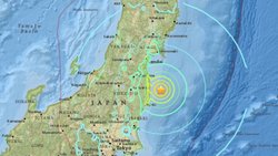 Sismo de 7,3 en Fukushima y ordenan desalojar la costa por Tsunamis