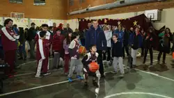 Encuentro minibasquetbol con Oberto