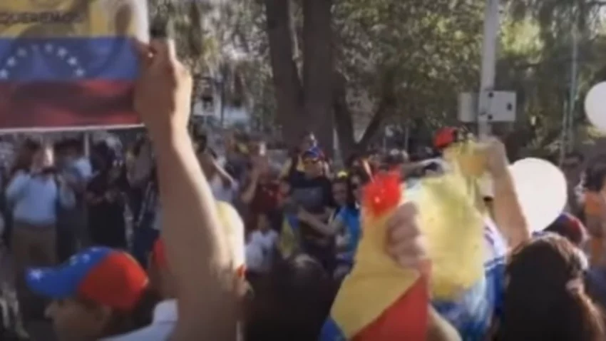 El apoyo a Guaidó se hizo sentir en la provincia