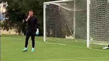 Mirá la polémica actitud de Muslera en Uruguay