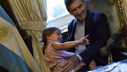 Macri le cumplió el sueño a su hija Antonia