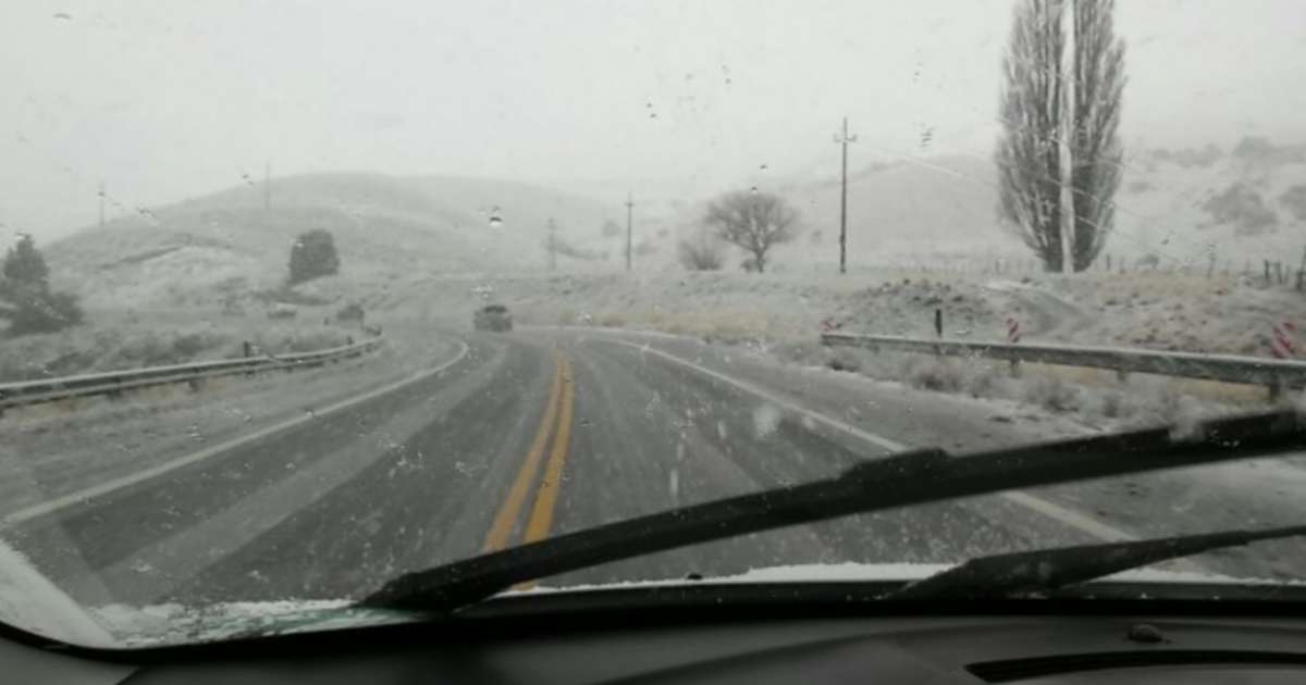 Alerta por fuertes nevadas en la cordillera