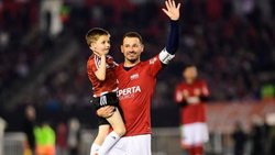 Rodrigo Mora tuvo su despedida en el Monumental