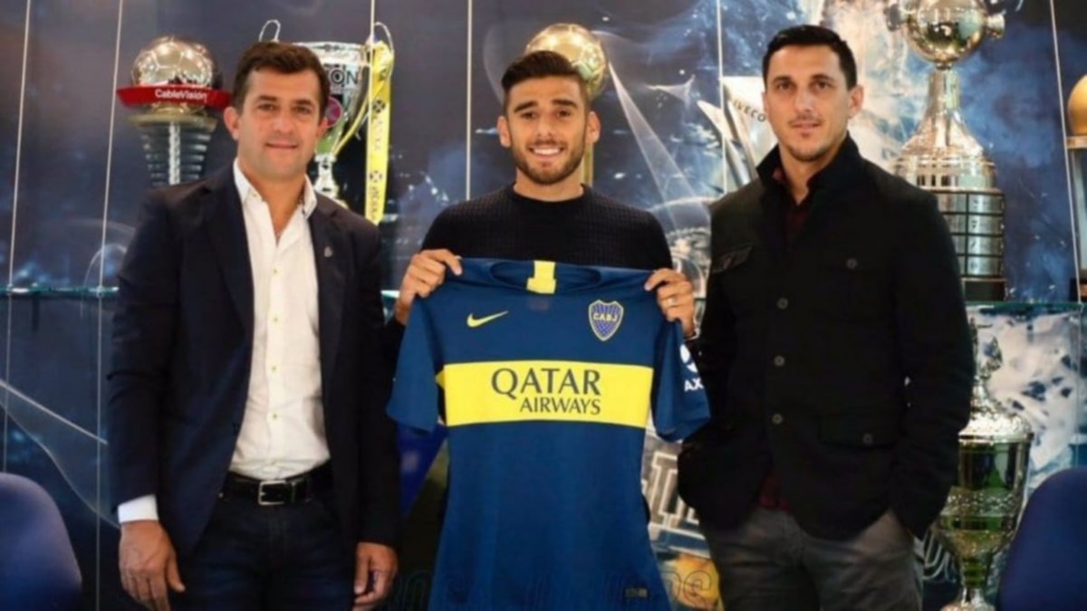 Salvio fue presentado y ya se entrenó con el plantel