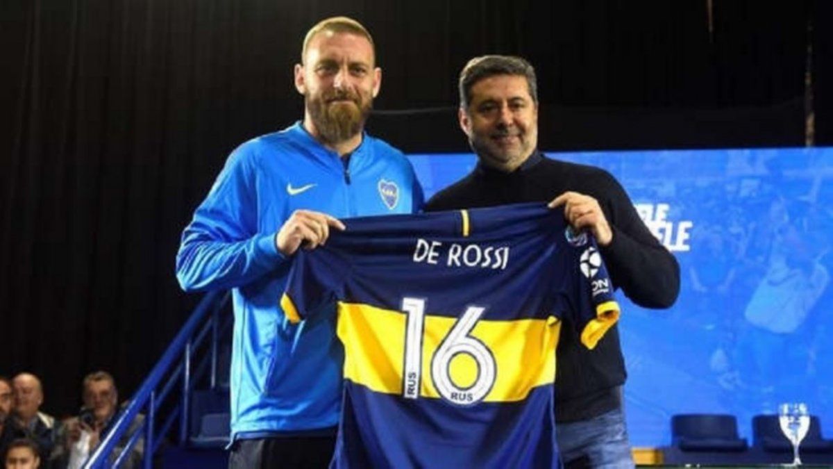 Daniele De Rossi tuvo su presentación oficial