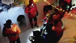 Encontraron al grupo de trekking perdido en la nieve