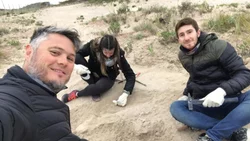 Estudiantes de la UNCo hallaron restos fósiles en pleno Neuquén