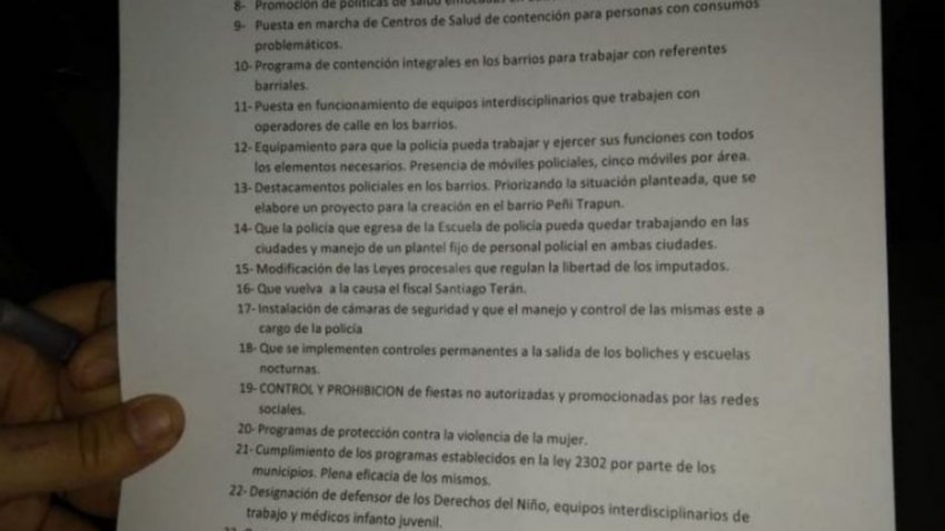 Sigue la tensión en la comarca petrolera