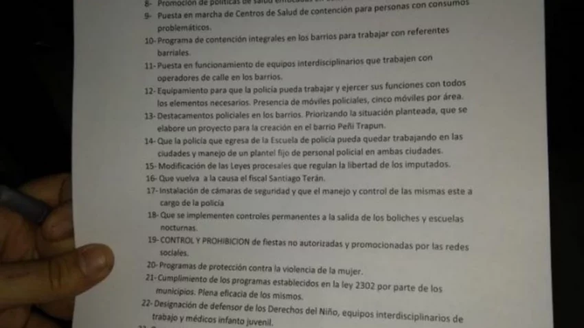 Sigue la tensión en la comarca petrolera