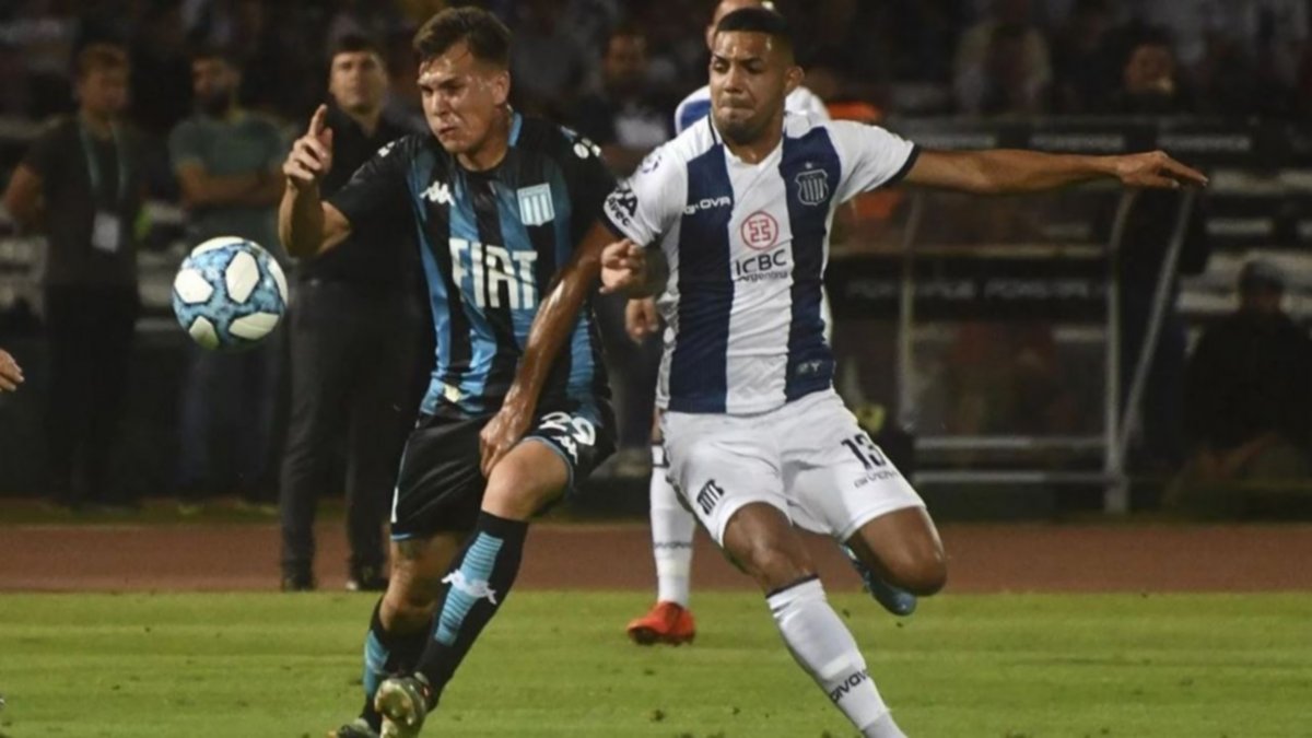 Mira los goles de una partidazo: Talleres-Racing, 3 a 3