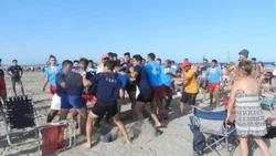 Jugaban rugby y terminaron a las trompadas en Playas Doradas