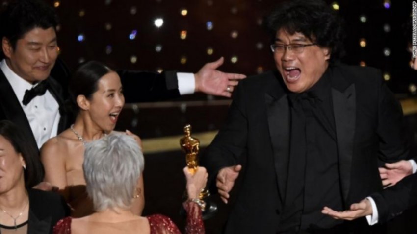 "Parasite" hizo historia en los Oscar