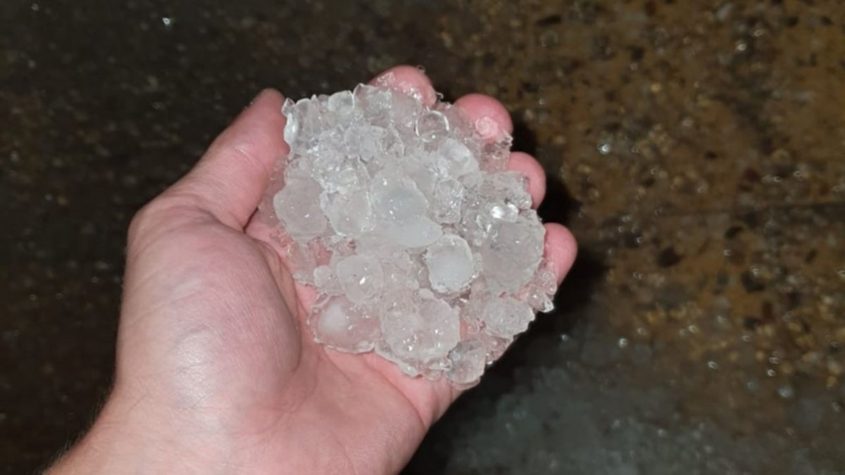 Temporal de lluvia y granizo: rutas cortadas y destrozos