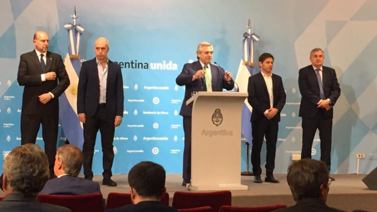 Alberto Fernández anunció una cuarentena obligatoria