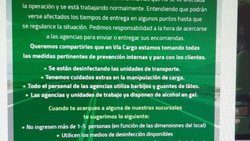 Denuncian que Vía Cargo pone en riesgo a sus empleados