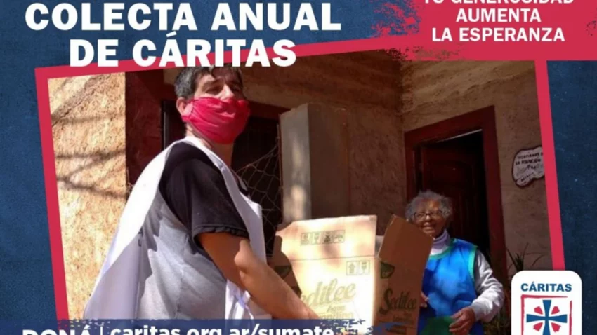 Cáritas hará colecta digital por primera vez