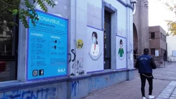Aprovecharon la cuarentena para tapar algunas pintadas
