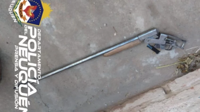 Allanamiento, un arma secuestrada y un detenido en Senillosa