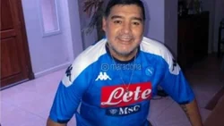 Maradona celebró el título de "su" Napoli