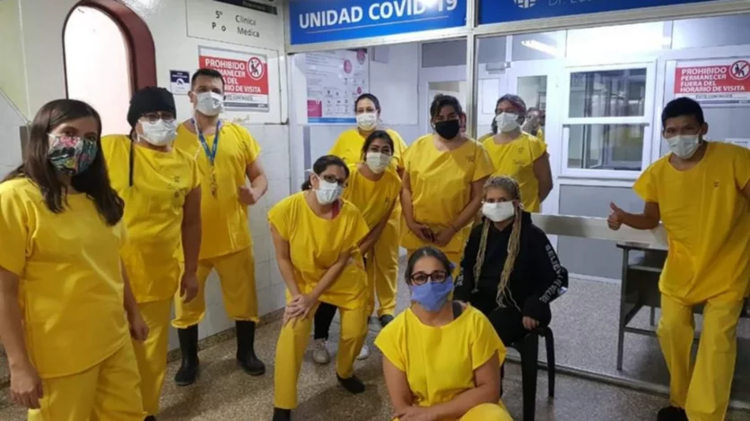 Primera paciente recuperada de Covid-19 del Castro Rendón