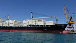 Se cargó el último buque en el puerto de San Antonio