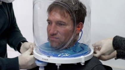 El casco argentino que reemplazará a los respiradores