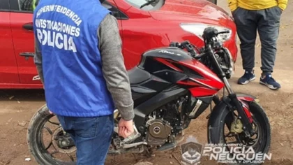 Encontraron otra moto robada en Cuenca XV