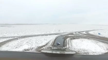 La nieve dejó varados a más 20 camiones en Collón Curá