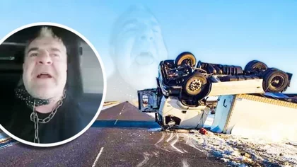Camionero venía "pisteando" en la nieve con un vino y volcó