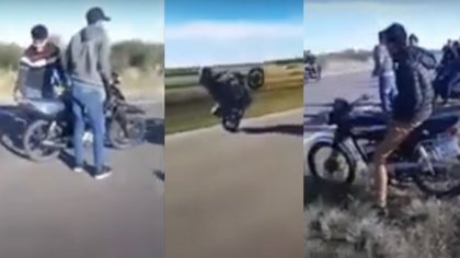 Menores de edad rompieron la cuarentena para correr picadas