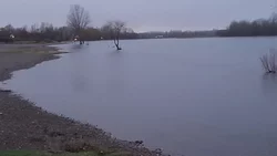 El Limay llega a caudal máximo y hay anegamientos ribereños