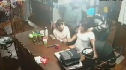 Impactante golpe comando en una casa, quedó filmado