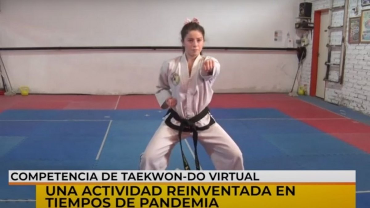 Daniza Morales, campeona virtual de Taekwon-do