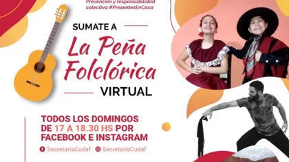 Este domingo disfrutá de la peña folclórica de la región