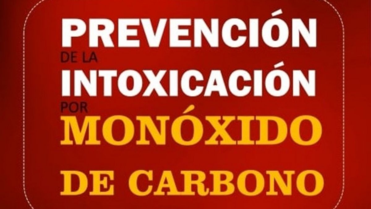 Monóxido: Tras un nuevo caso, Bomberos recordó precauciones