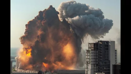 Impactante video en cámara lenta y HD de la explosión en Beirut