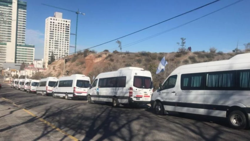 Reclamo de transportistas privados en toda la provincia