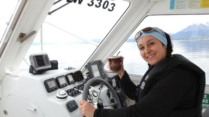 Diana, la yámana de la pesca y el mar
