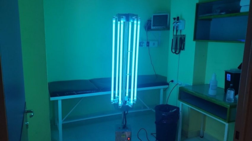 En el Castro Rendón combaten el Coronavirus con rayos UV