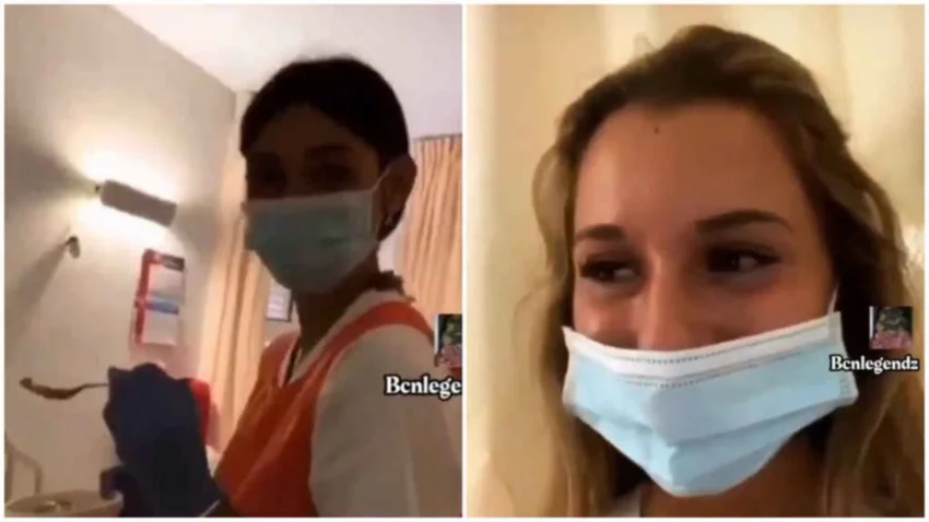 Enfermeras se graban mientras maltratan a una anciana
