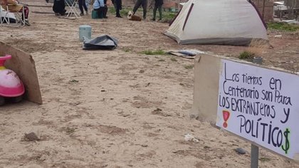 Tensión con la Policía: Unas diez familias tomaron tierras