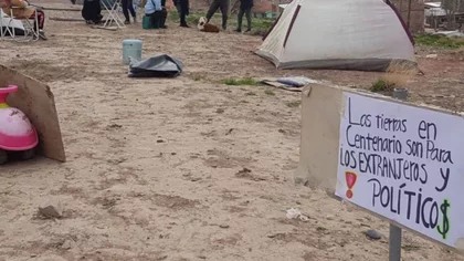 Tensión con la Policía: Unas diez familias tomaron tierras