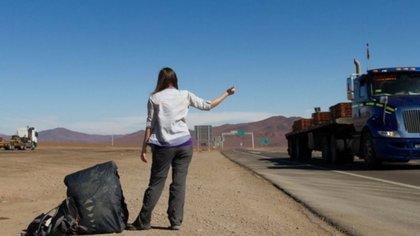 Cruzó siete provincias a dedo hasta Santa Cruz, por amor