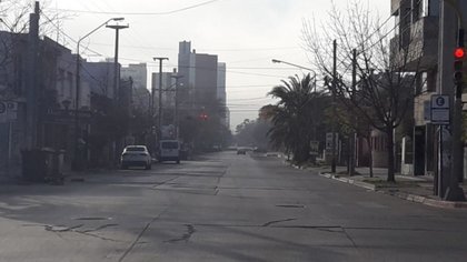 La capital neuquina, con baja circulación este domingo