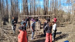 Necesidad y también especulación, en una toma de tierras