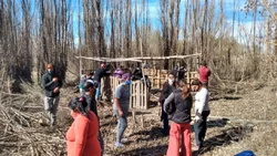 Necesidad y también especulación, en una toma de tierras